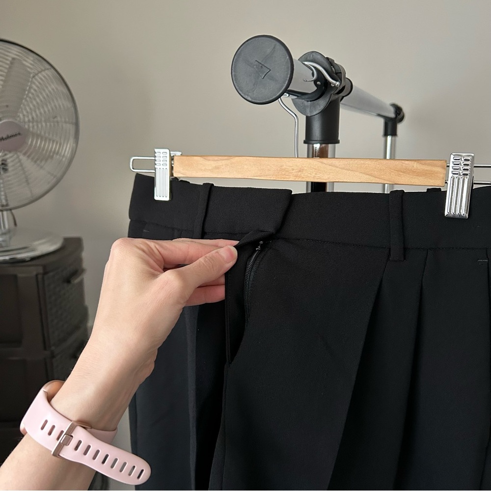 J. Crew Wide Leg Essential Pant Black City Crepe Women’s 00 - Picture 8 of 12